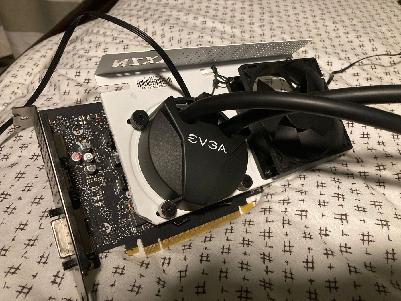Showcase view — Kraken G12 bracket and AIO pump head seated on the 1650 Super