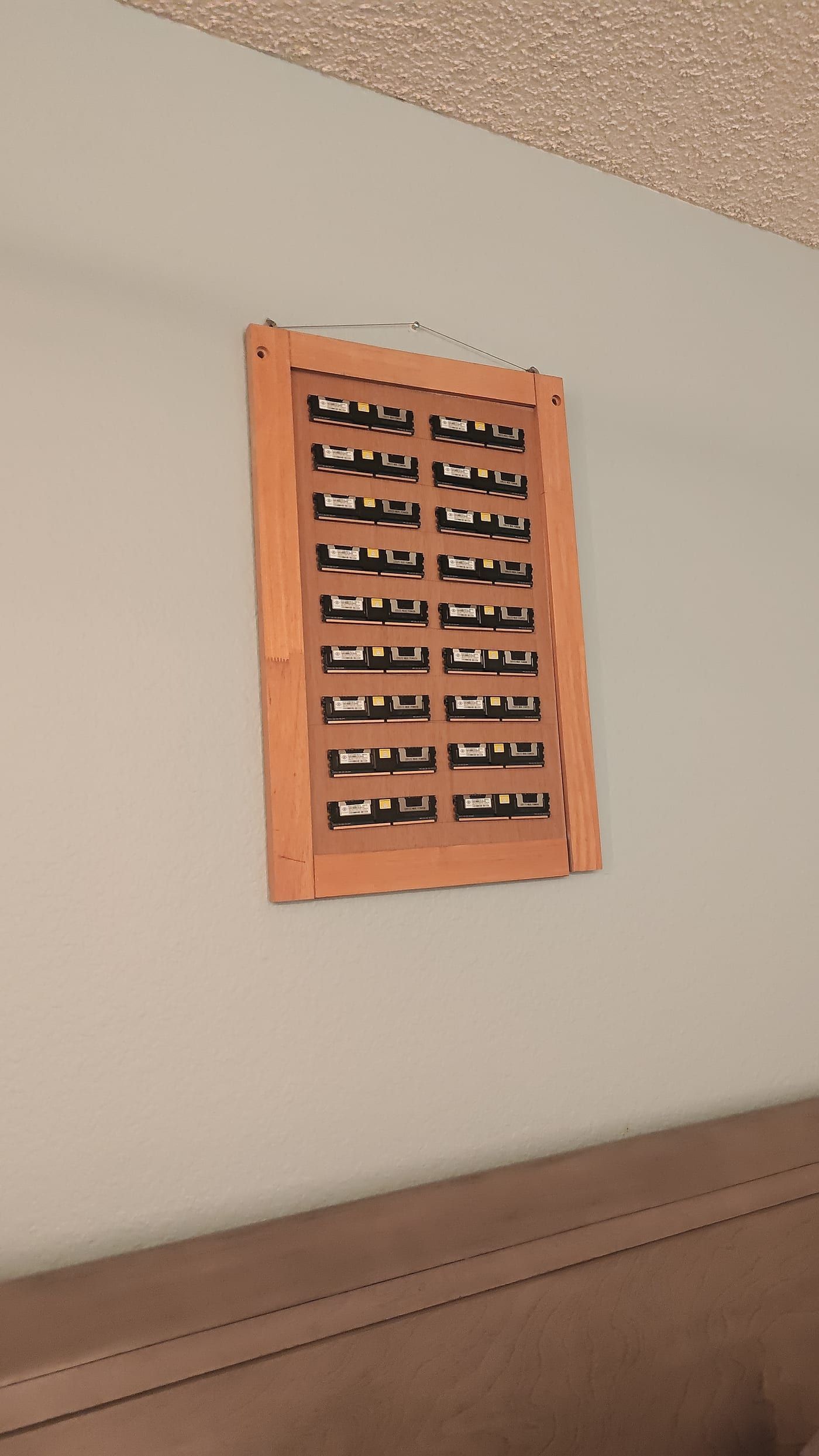 128 Sticks of DDR2 ECC — Wall Art