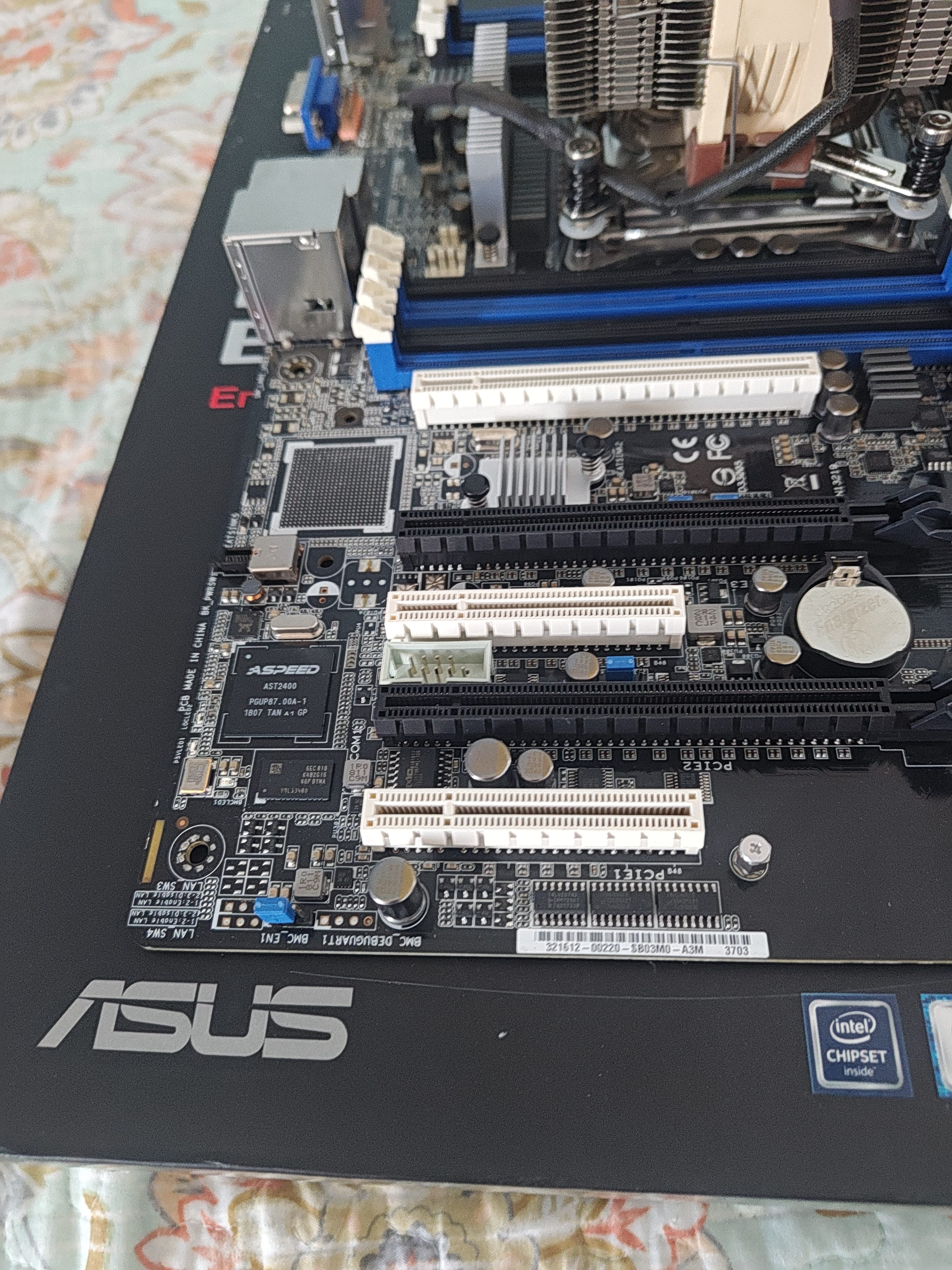 Bottom-left corner showing ASPEED AST2300 BMC chip