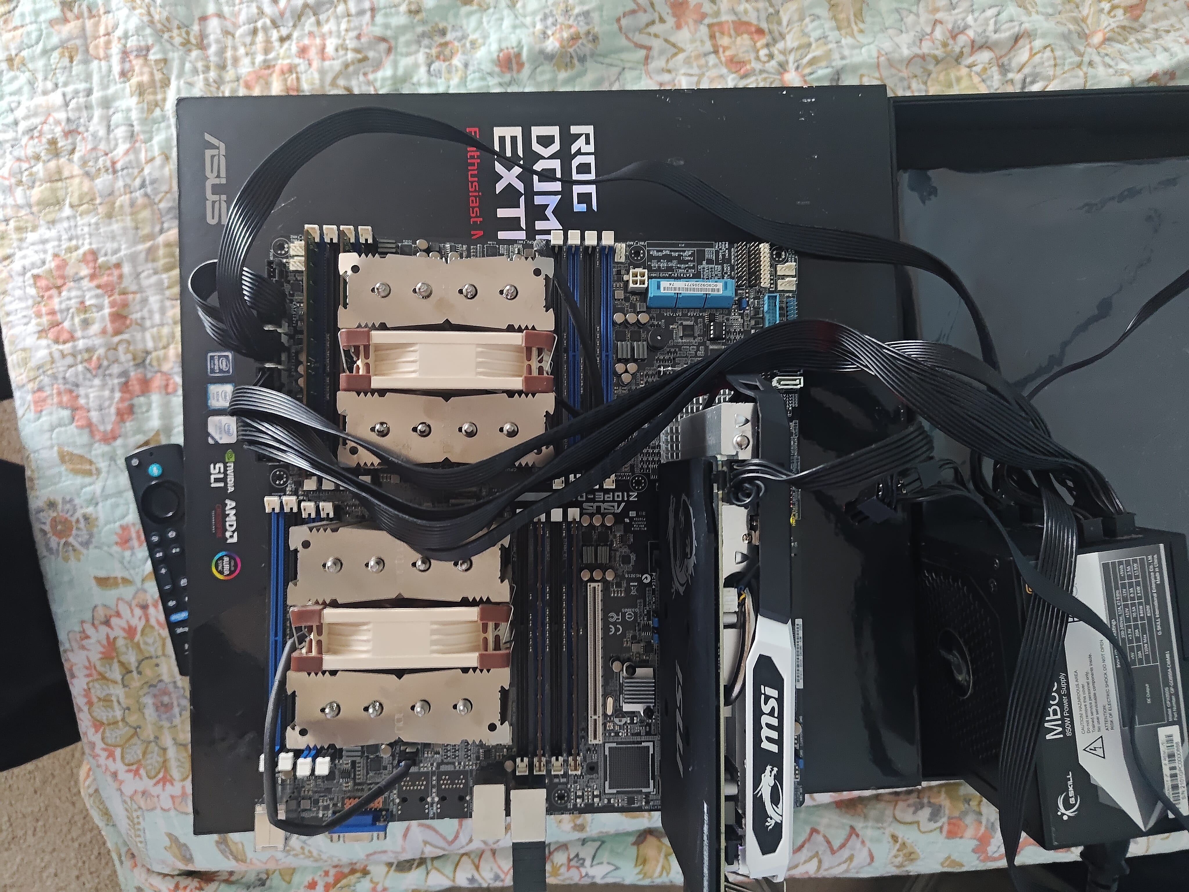Full open bench test setup
