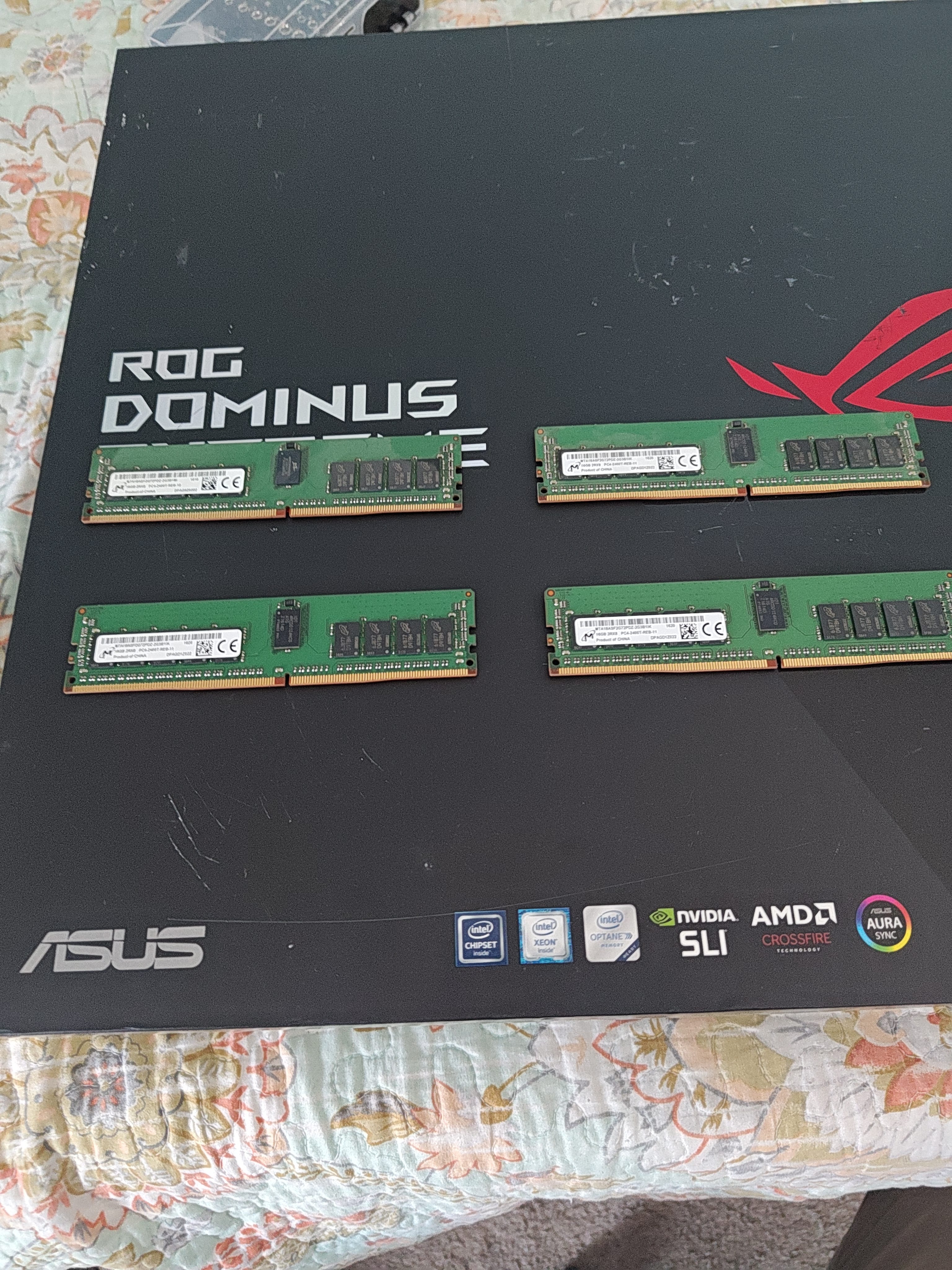 Micron 64GB DDR4 ECC RDIMM Kit (4x 16GB)