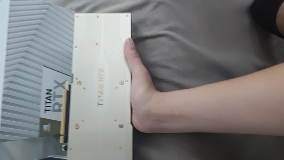 Titan RTX backplate