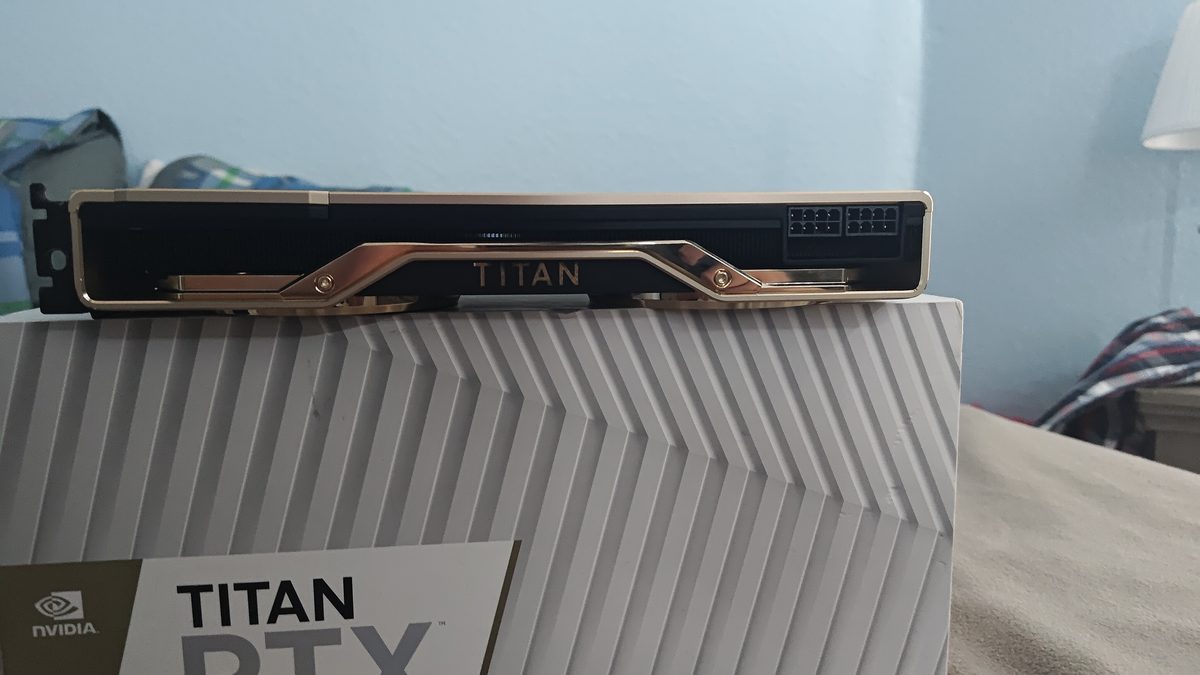 Titan RTX side profile