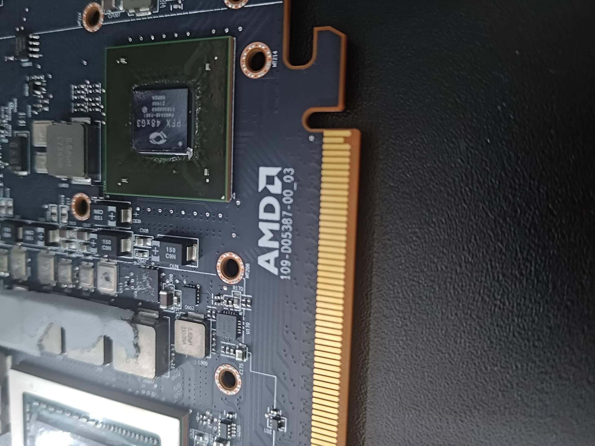 AMD Radeon Pro V340L part number 109-D05387 on PCB